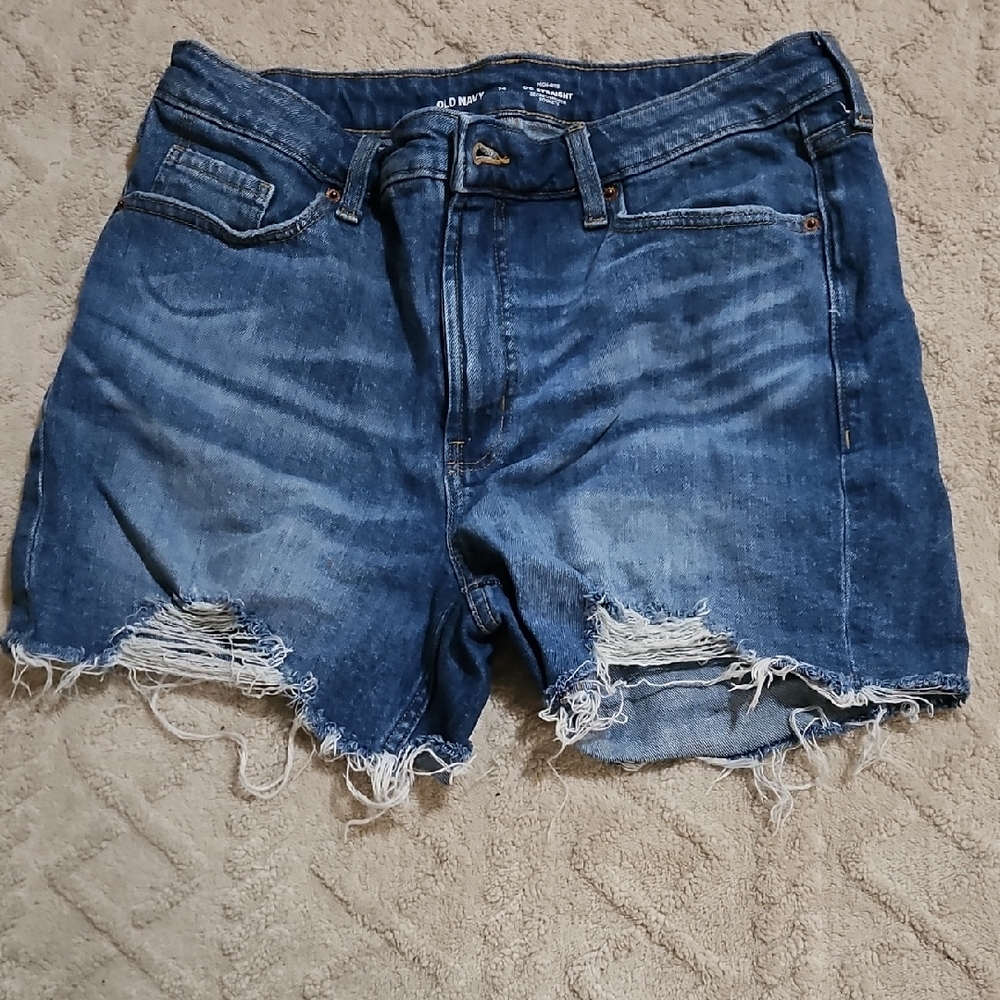 Bundle Sale | 4 For $20| Old Navy OG Straight High RuseBlue Jean Shorts Sizw 14